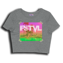 Load image into Gallery viewer, FSTVL POOL VIBES CROP TEE