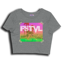 Load image into Gallery viewer, FSTVL POOL VIBES CROP TEE
